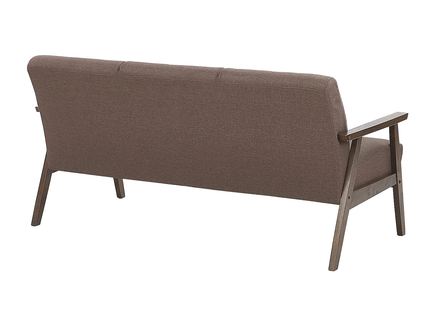 Canapé 3 places ASNES Tissu Marron