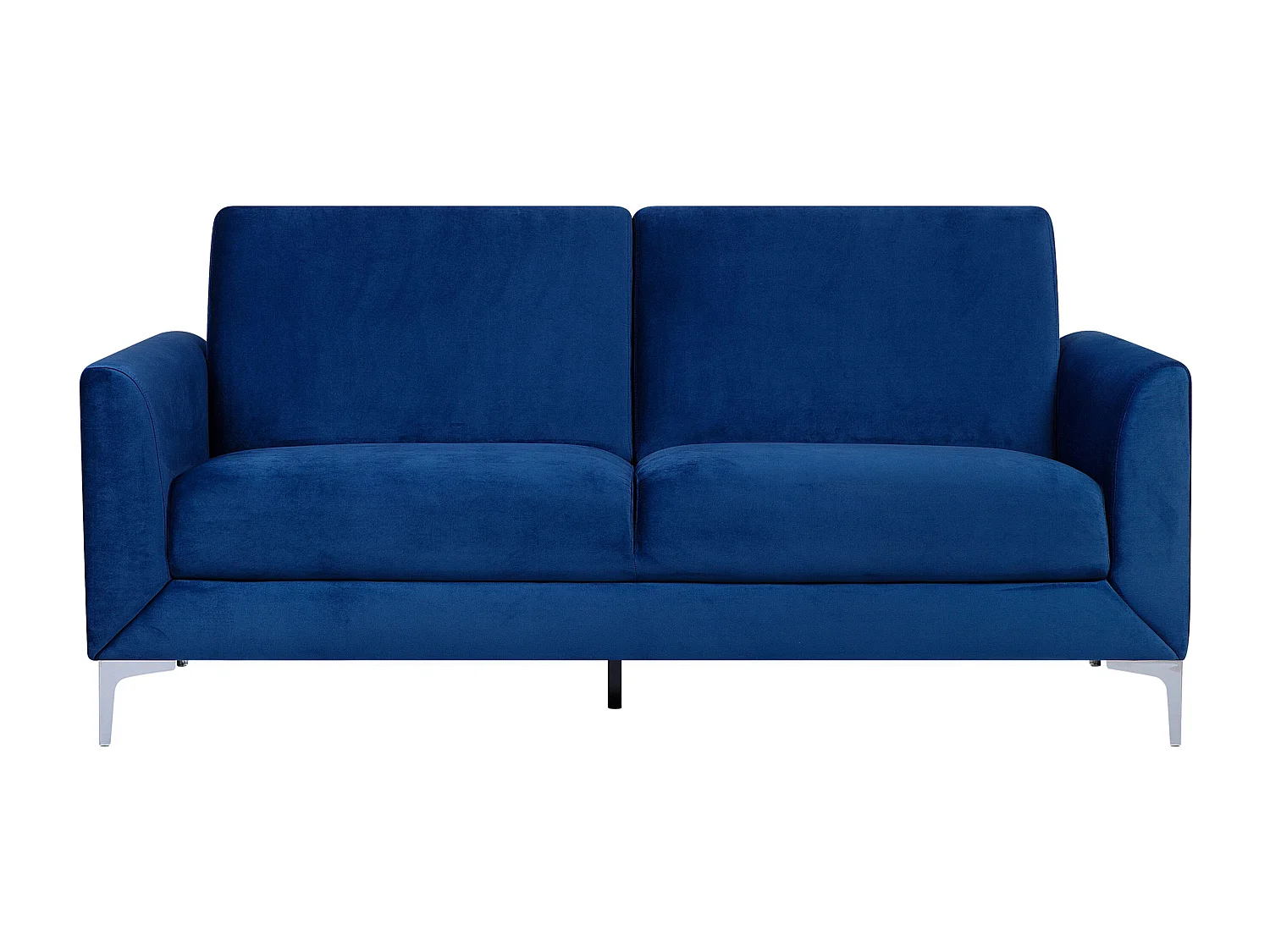 Bank FENES Fluweel Marineblauw 3-zitter