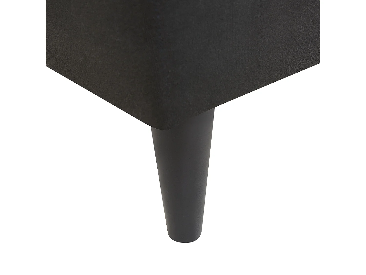 Canapé 3 places GILJA Tissu Noir