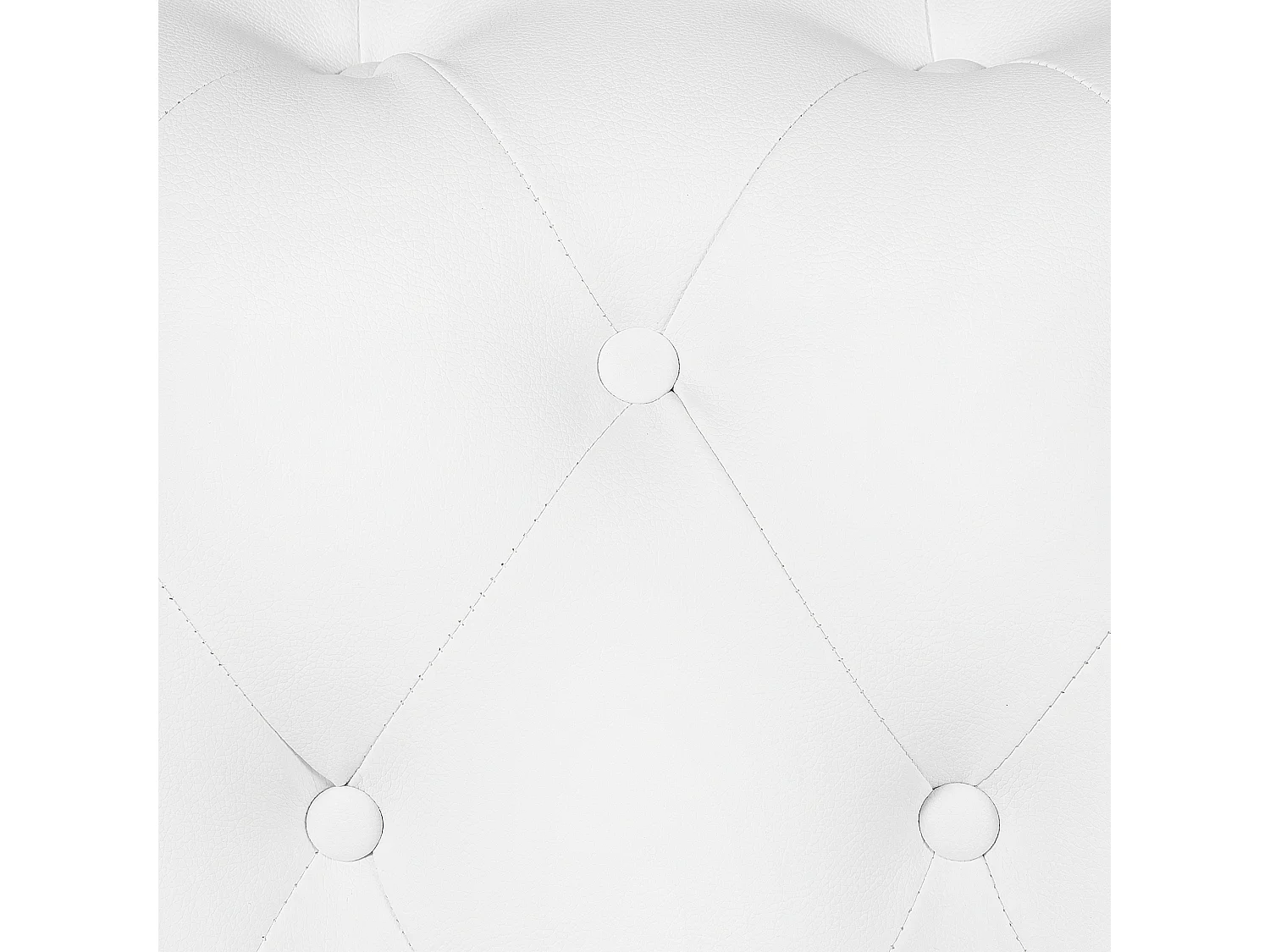 Canapé 2 places VISSLAND Cuir PU Blanc