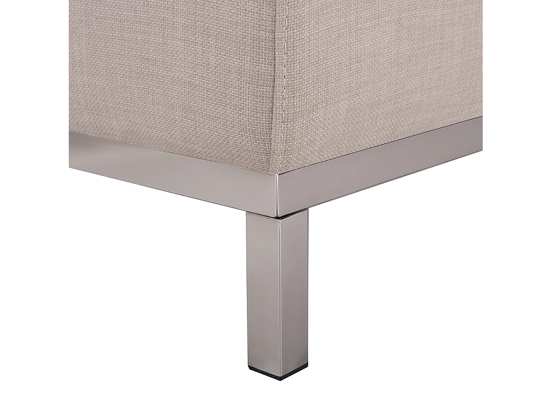 Hoekbank OSLO Stof Beige 4-zitter Linkerzijde