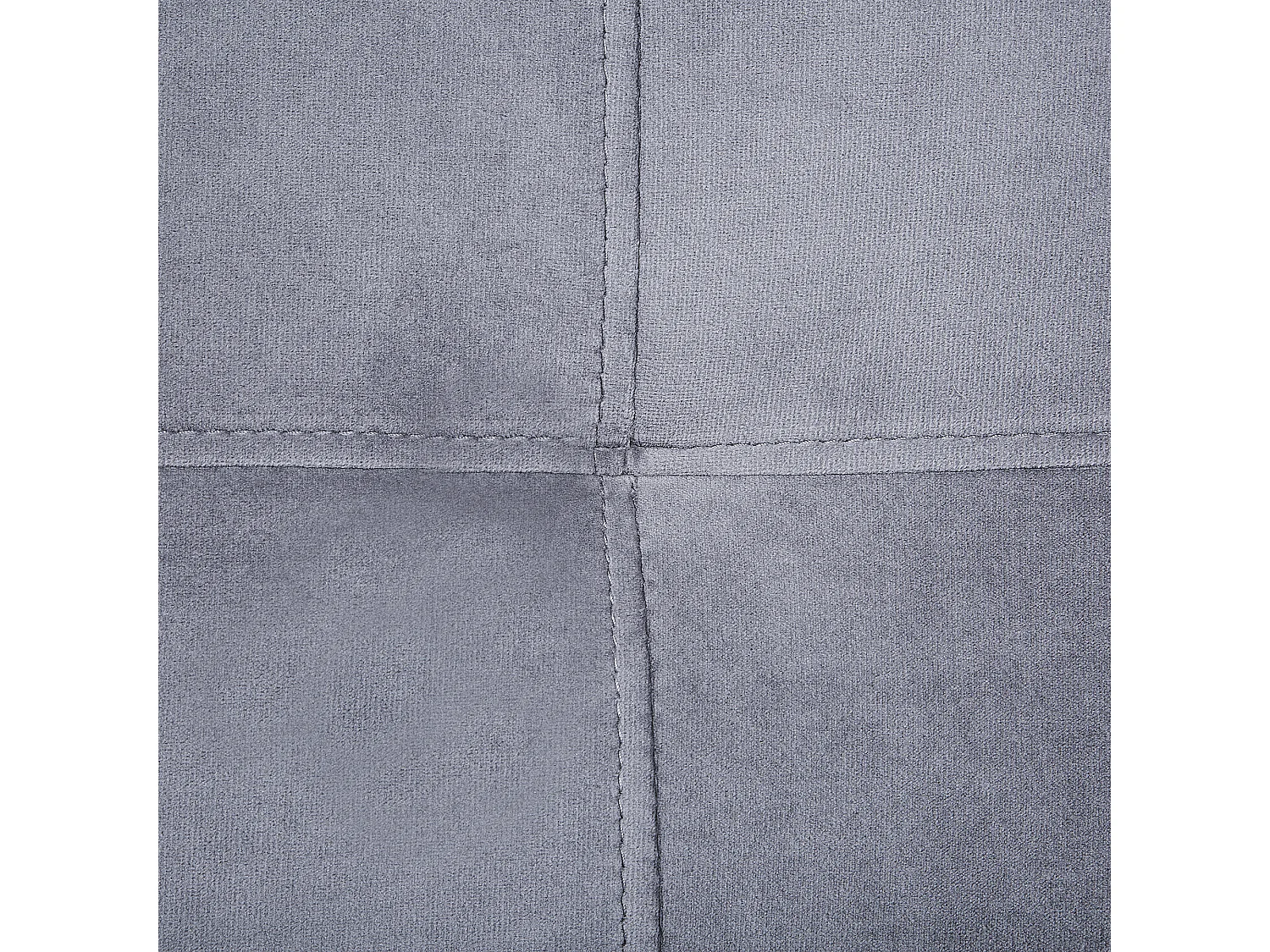 Schlafsofa VISNES Samtstoff Grau 3-Sitzer