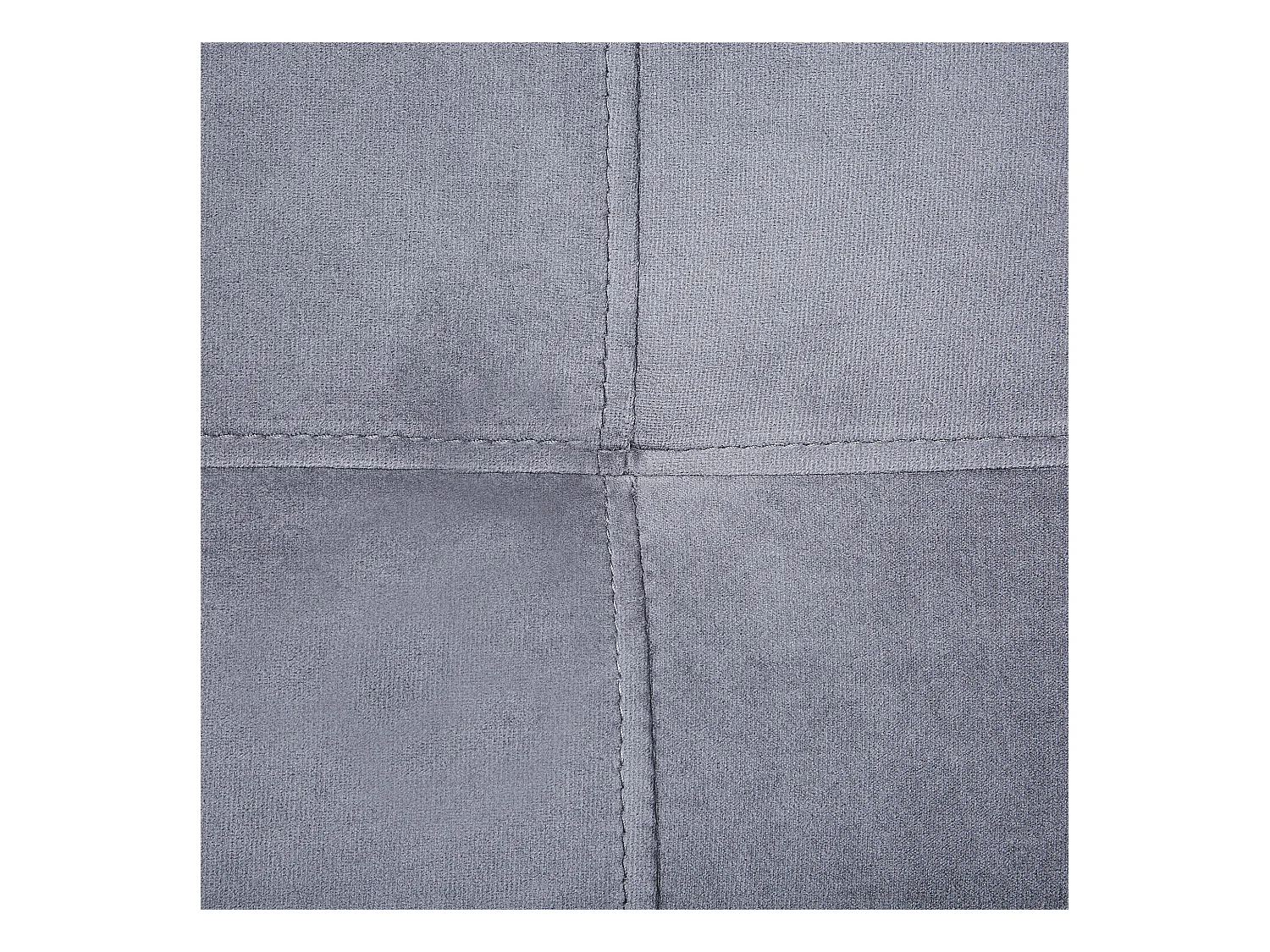 Divano letto VISNES Velluto Grigio 3 posti