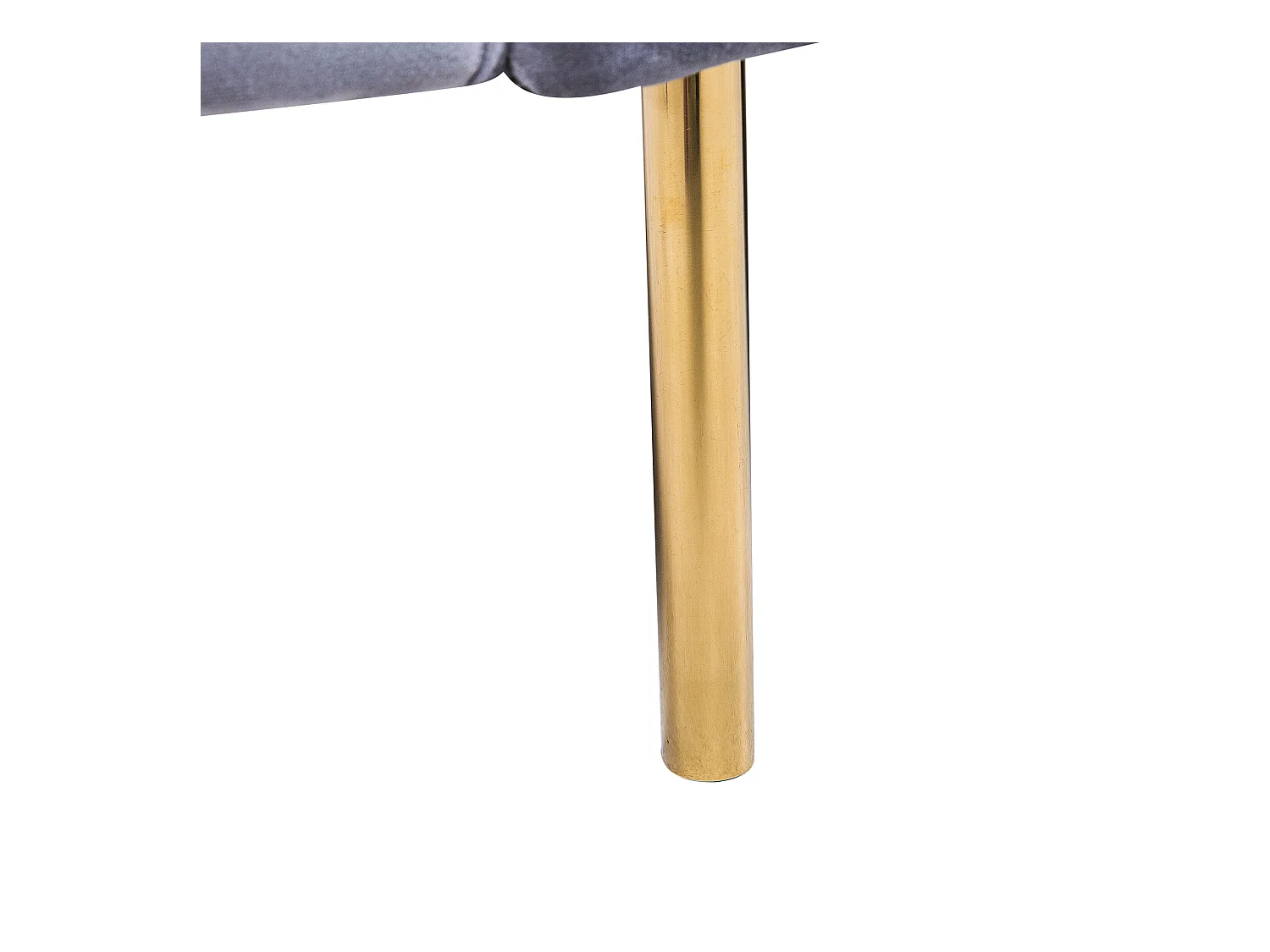 Divano letto VISNES Velluto Grigio 3 posti