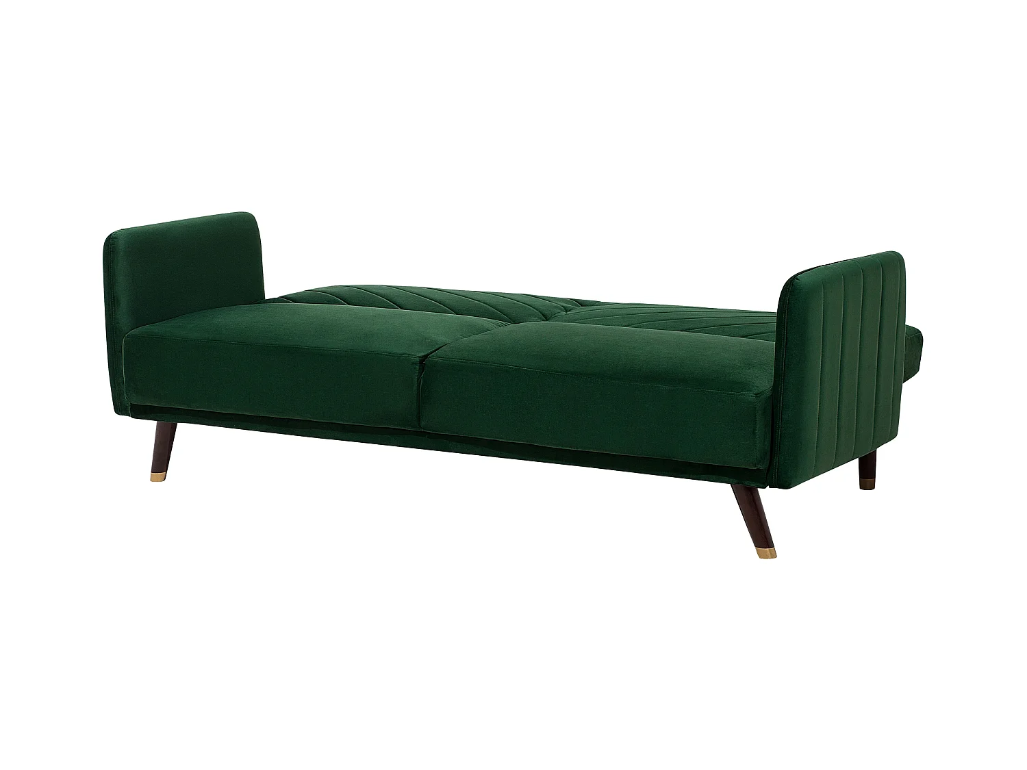 Canapé-lit 3 places SENJA Velours Vert émeraude