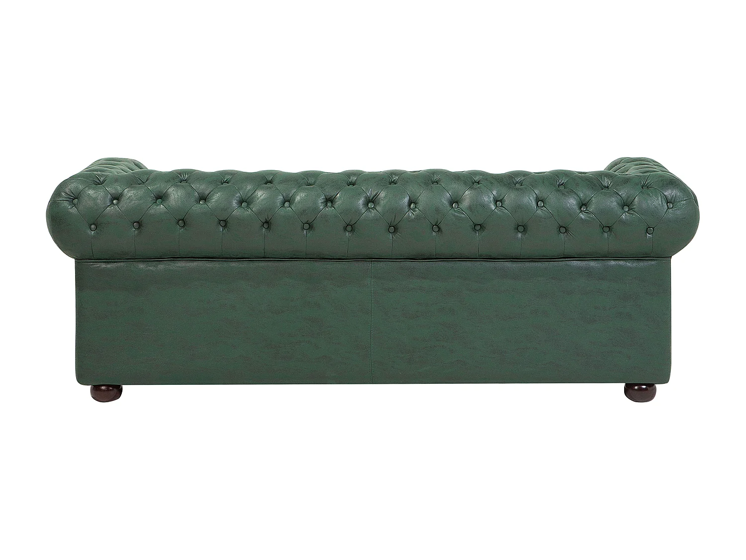 Divano CHESTERFIELD Pelle sintetica Verde 3 posti