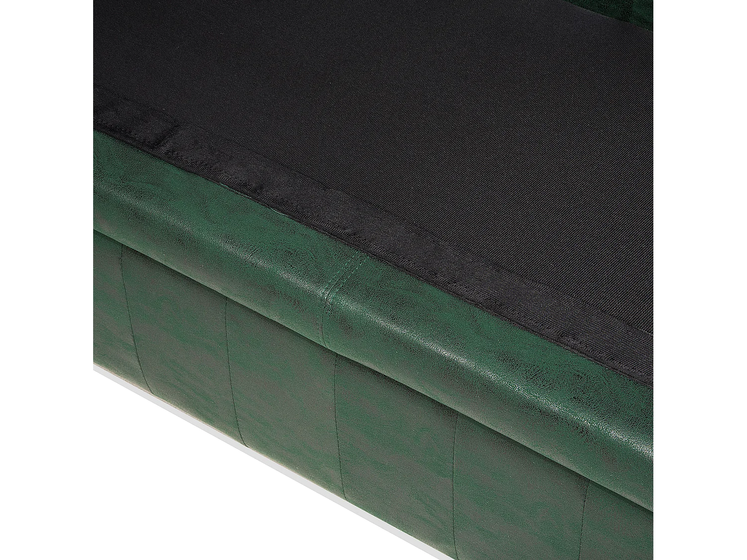 Divano CHESTERFIELD Pelle sintetica Verde 3 posti
