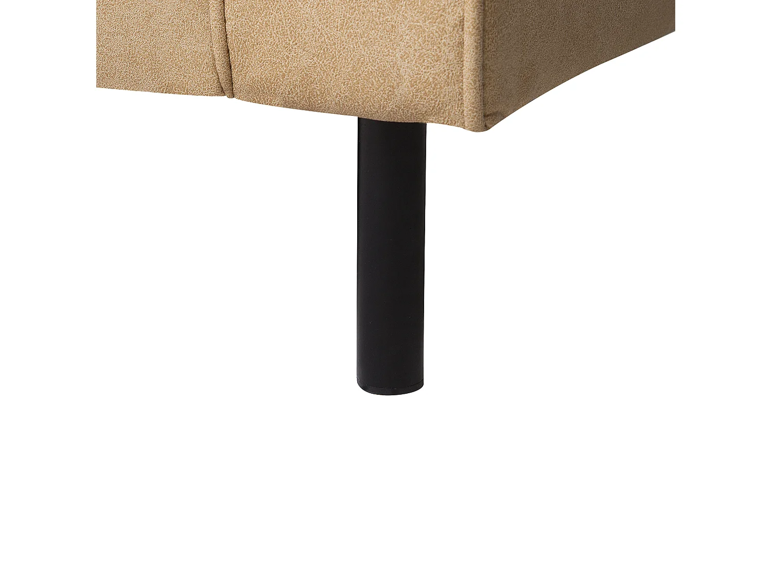 Sofá SAVALEN Pele sintética Creme 3 lugares