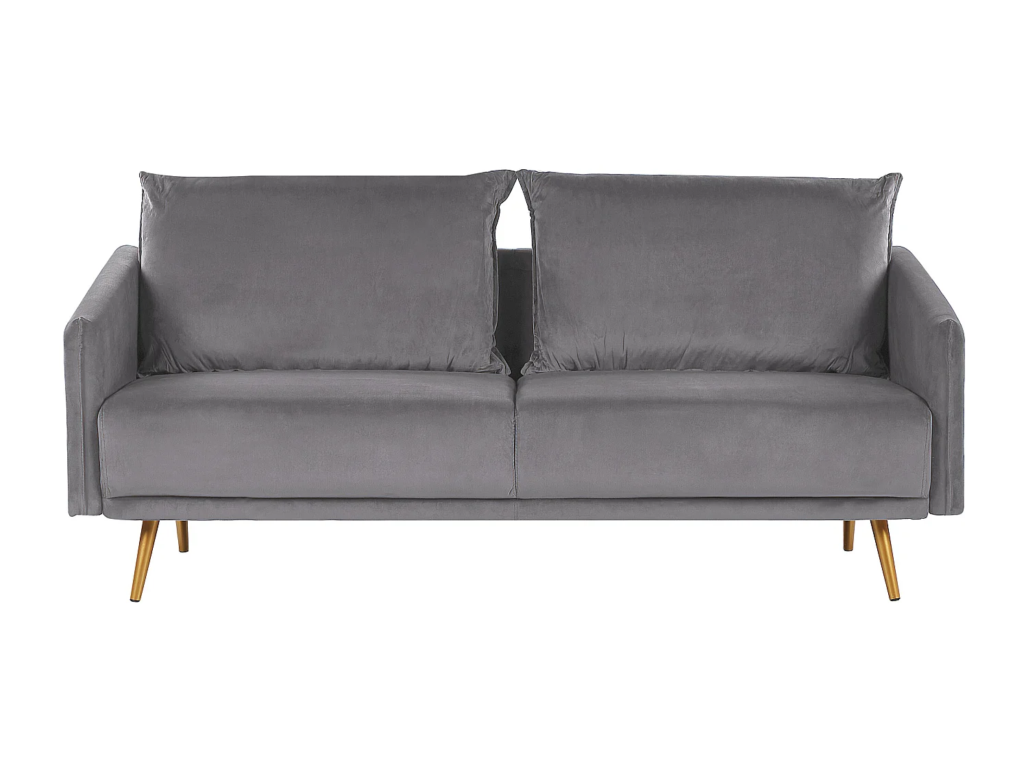 Canapé 3 places MAURA Velours Gris