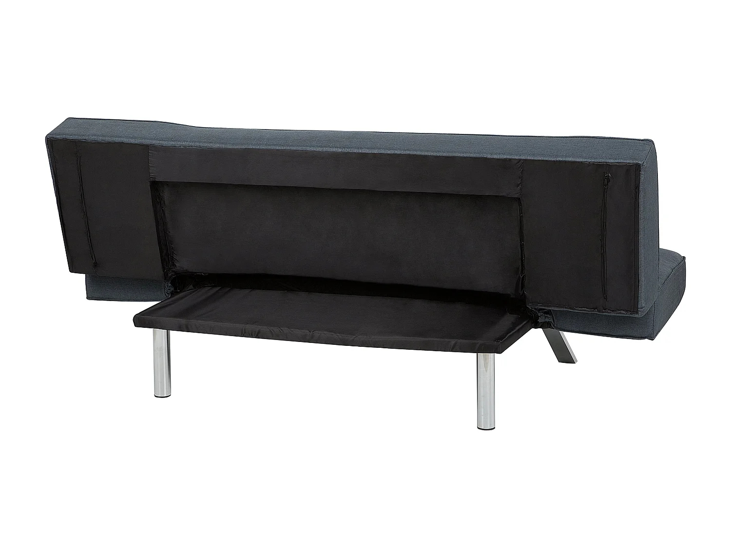 Divano letto BRISTOL Tessuto Blu scuro 3 posti