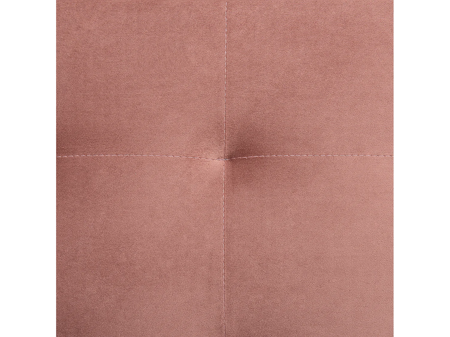 Sofá-cama de canto modular ABERDEEN Veludo Rosa com repousa-pés 5 lugares à direita