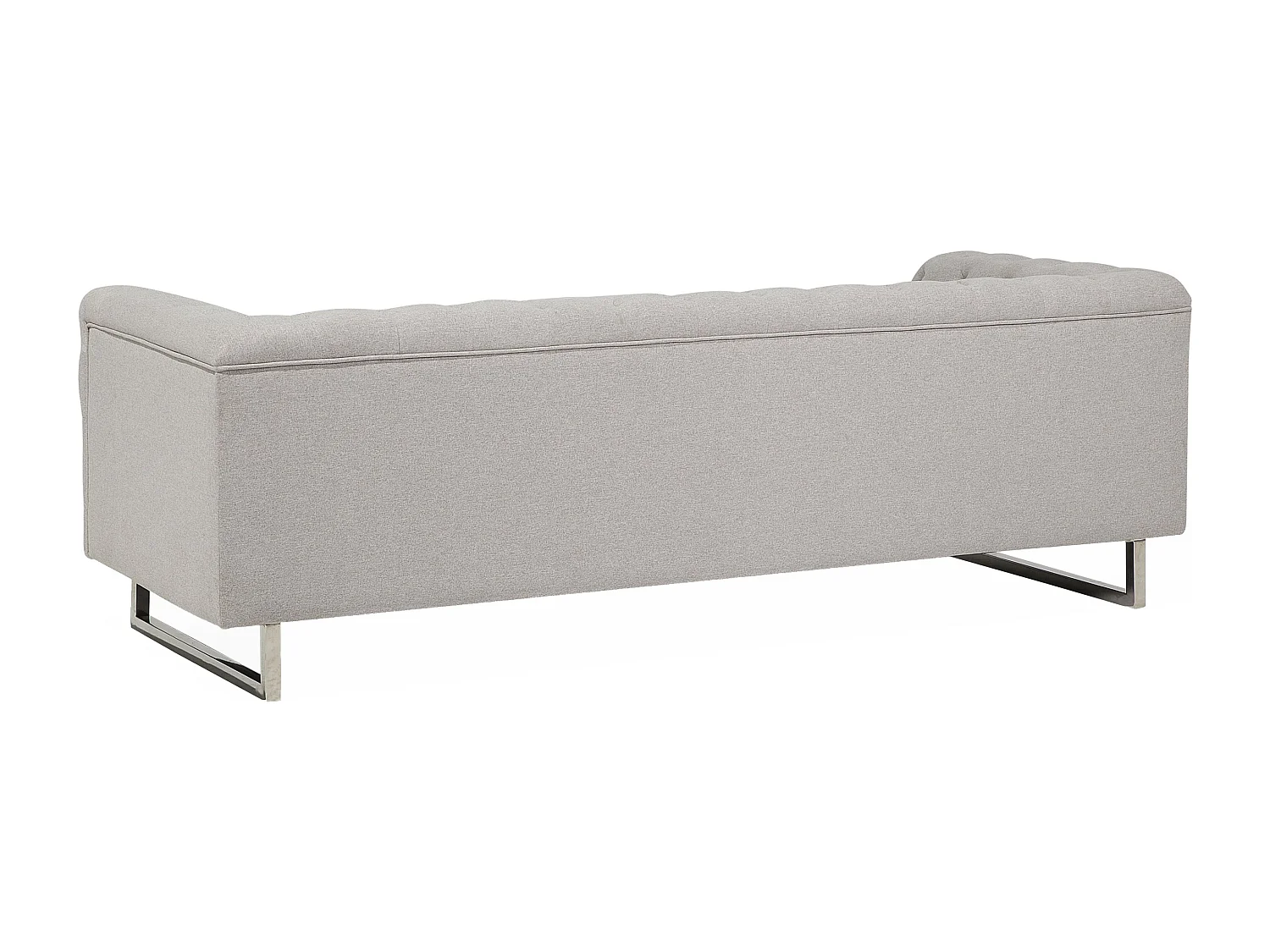 Canapé 3 places VISSLAND Tissu Beige clair