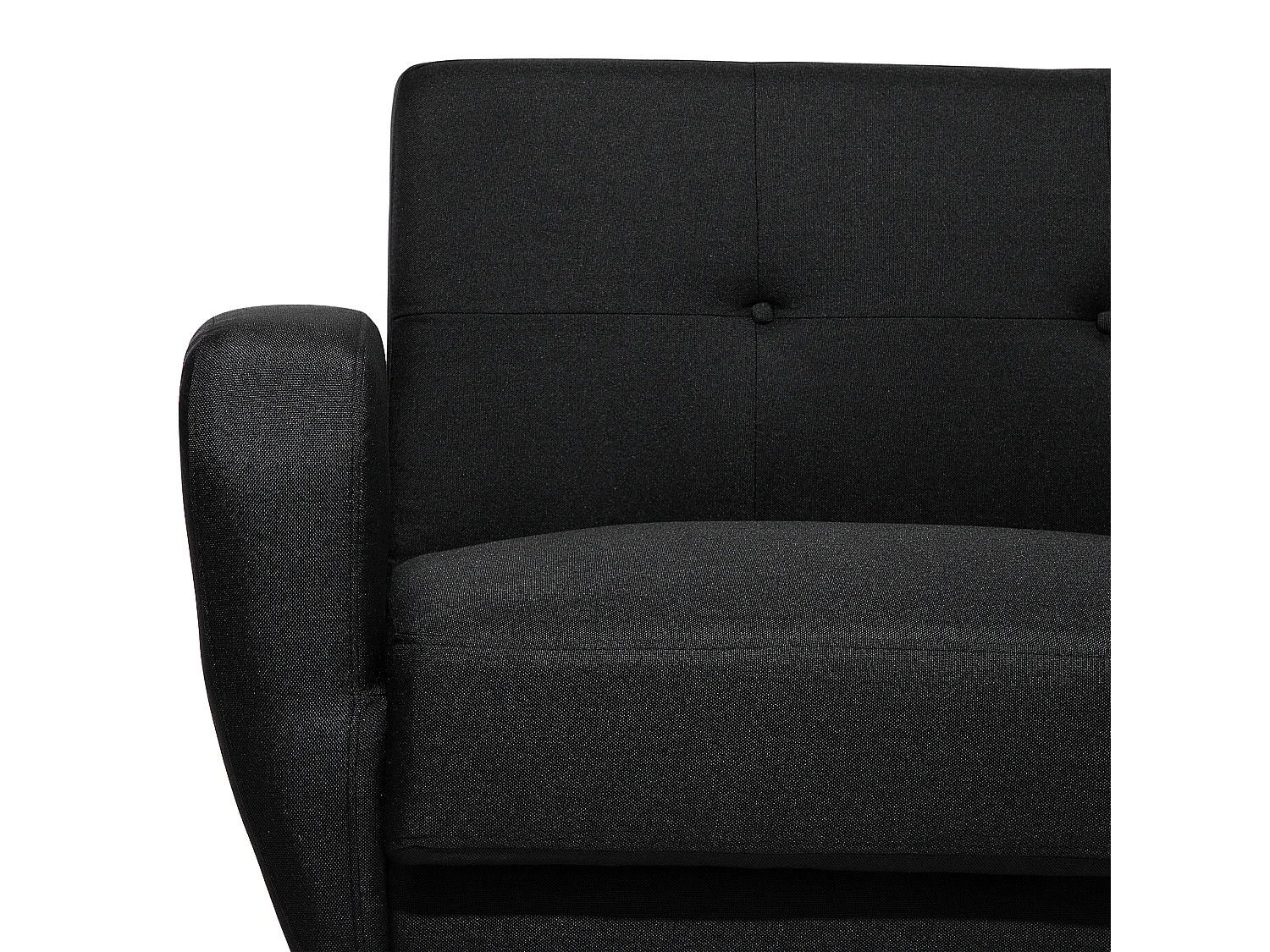 Sofá cama FLORLI Tela Negro 3 plazas