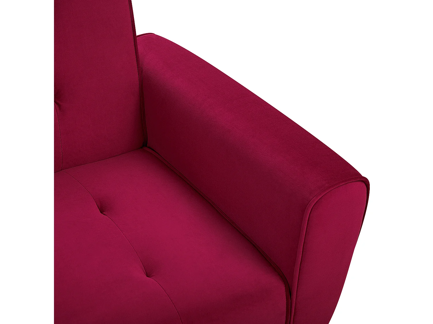 Slaapbank SELNES Bordeaux Fluweel