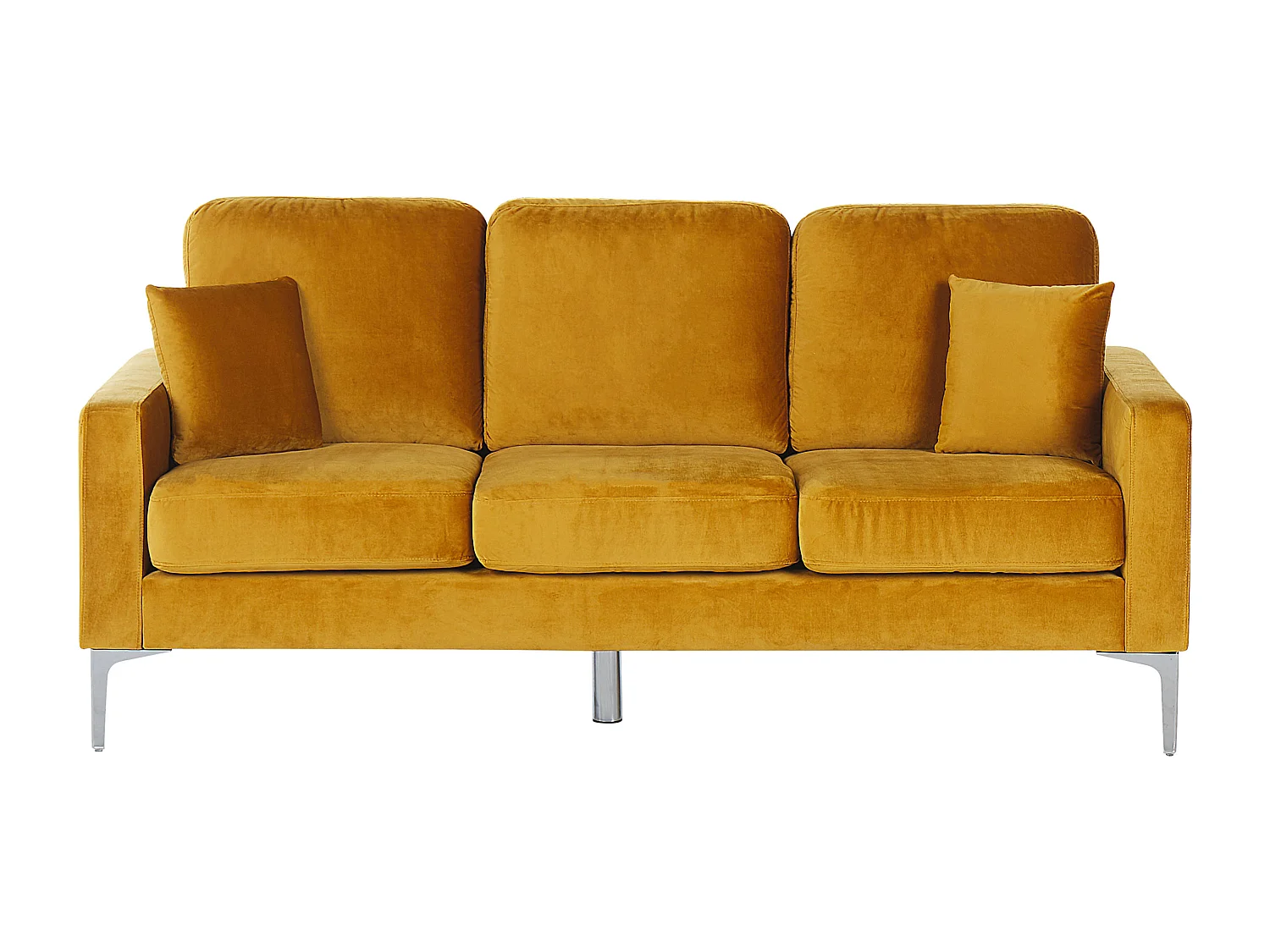 Divano GAVLE Velluto Senape 3 posti