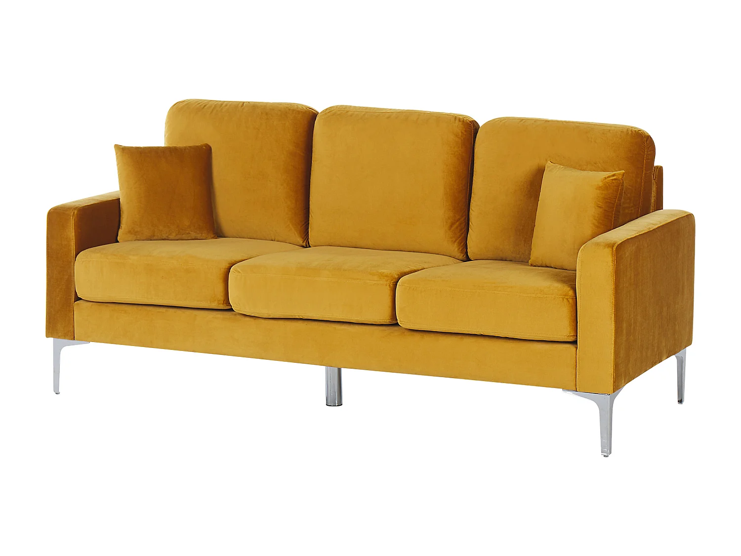 Divano GAVLE Velluto Senape 3 posti