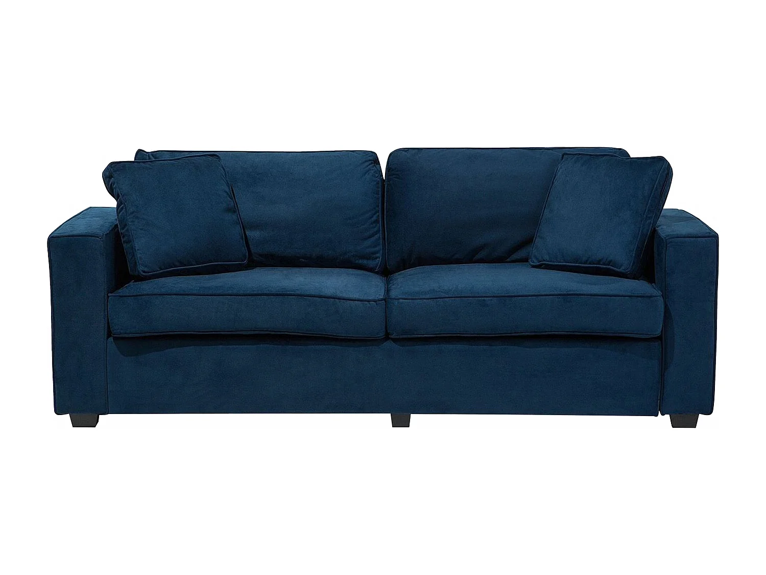 Canapé 3 places FALUN Velours Bleu marine