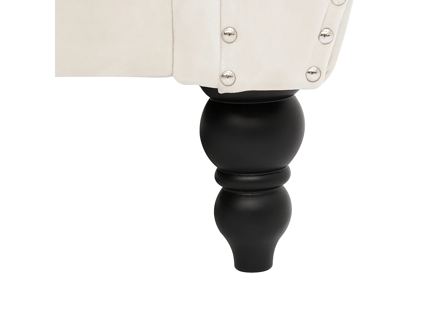 Bank SKIEN Fluweel Beige 3-zitter