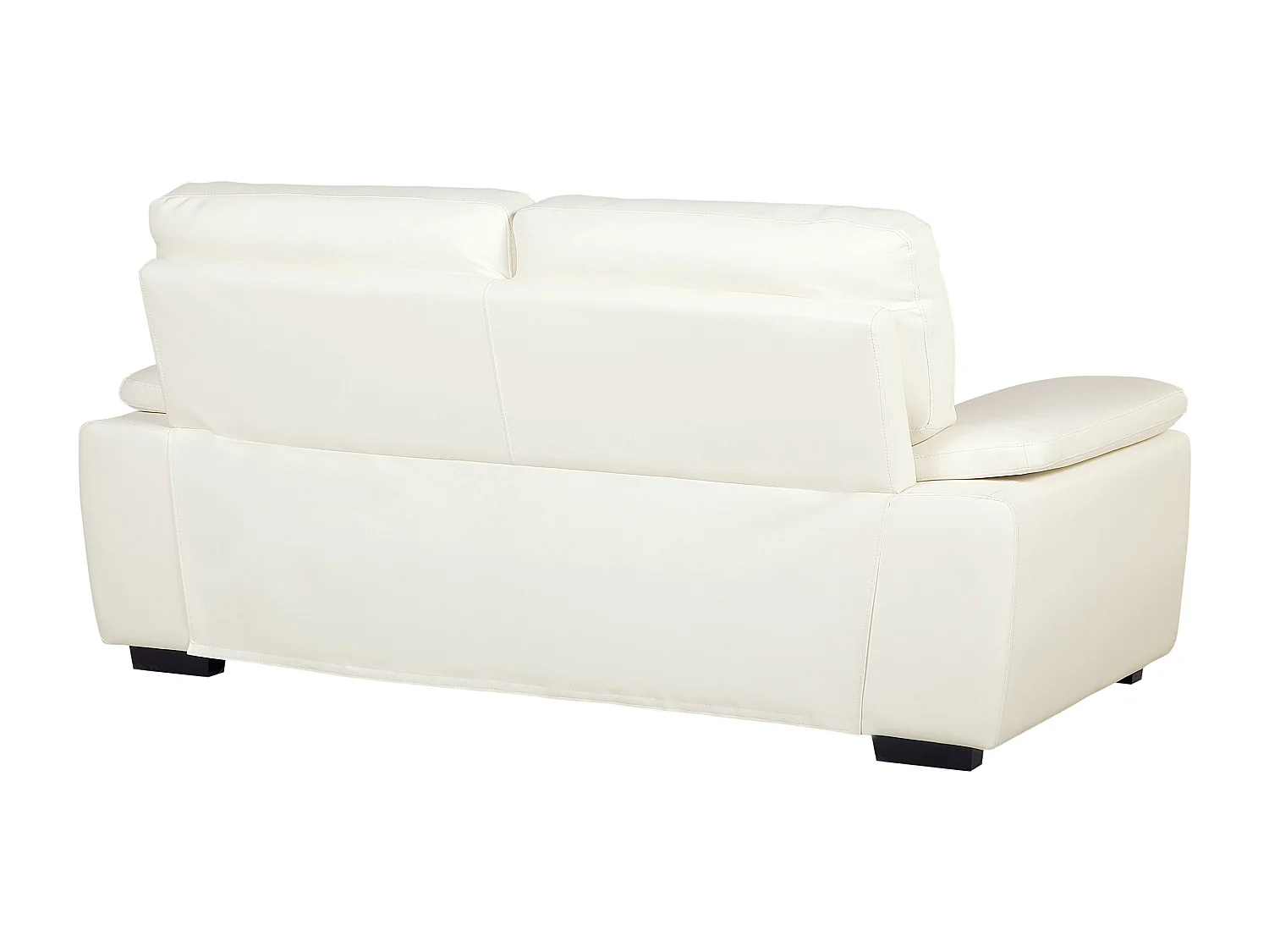 Bank VOGAR Kunstleer Lichtbeige 3-zitter