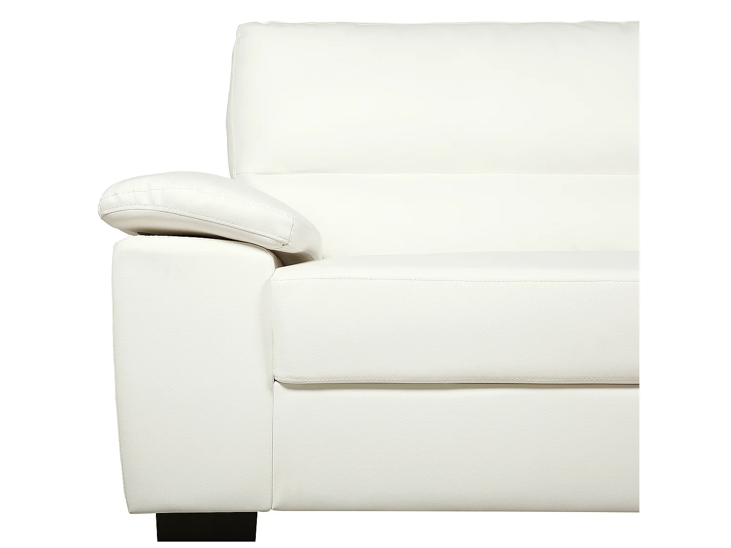 Divano VOGAR Pelle sintetica Beige chiaro 3 posti