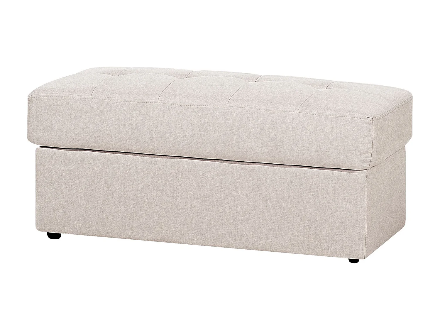 Slaapbank FALSTER Stof Beige met opbergruimte 3-zitter