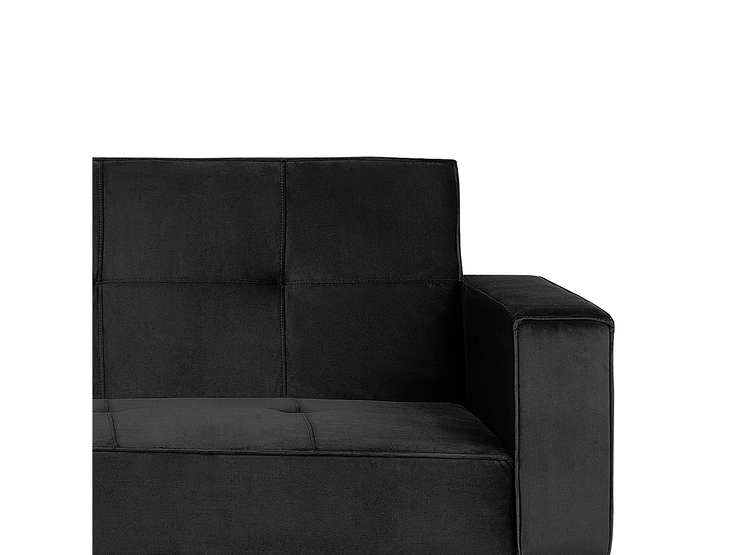 Slaapbank Fluweel Zwart VISNES