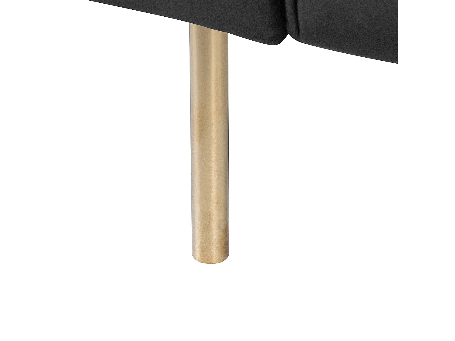 Slaapbank Fluweel Zwart VISNES