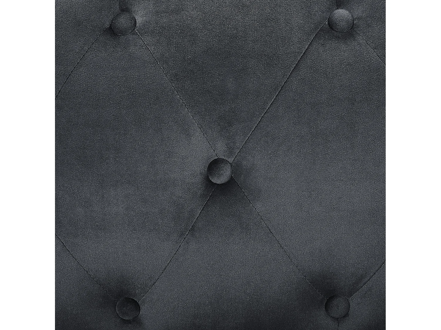 Elegantes Ecksofa aus Samtstoff linksseitig schwarz Flen