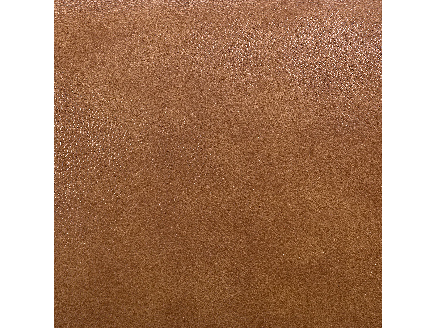 Canapé 3 places HORTEN Cuir Marron doré