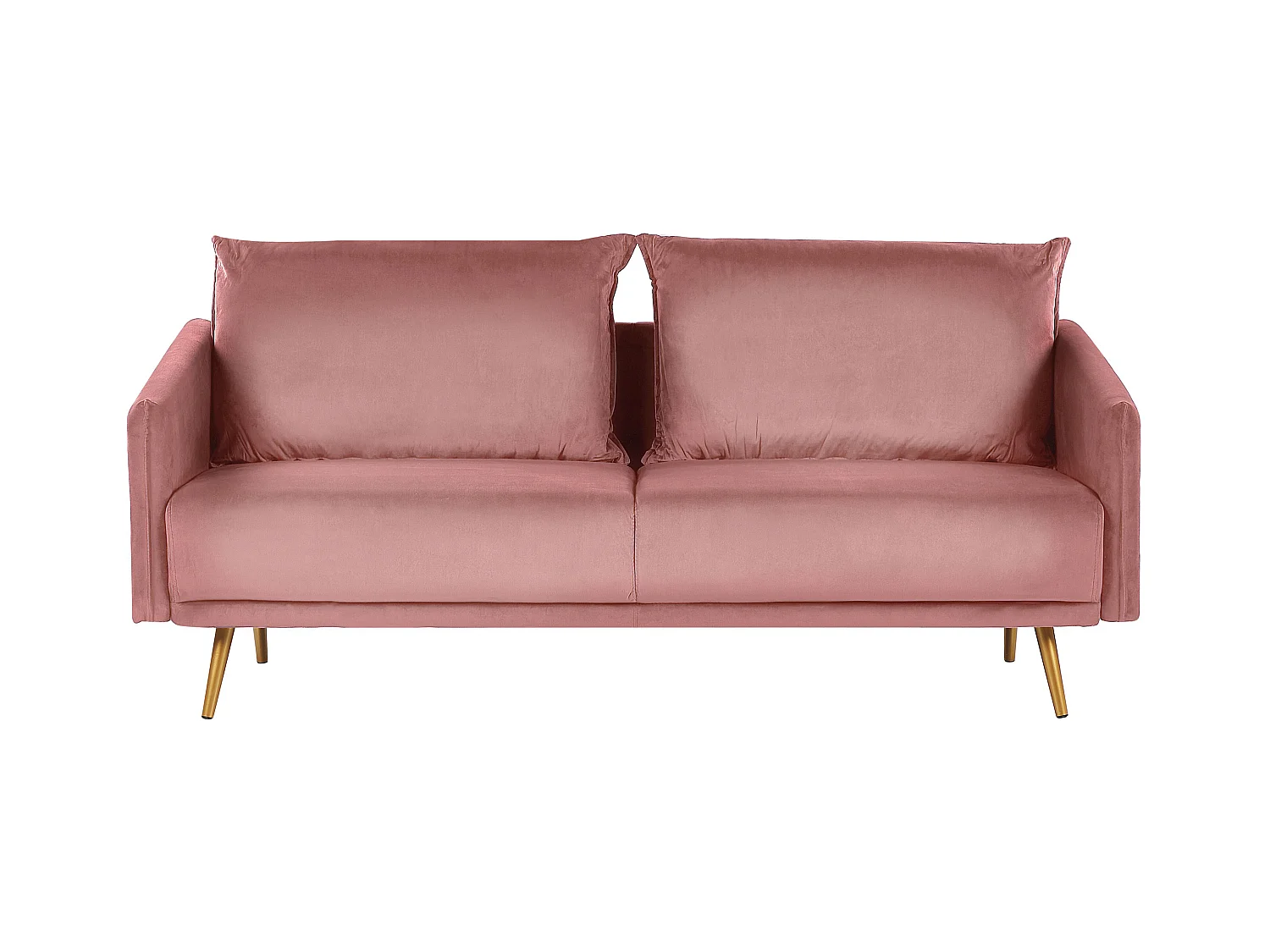 Canapé 3 places MAURA Velours Rose