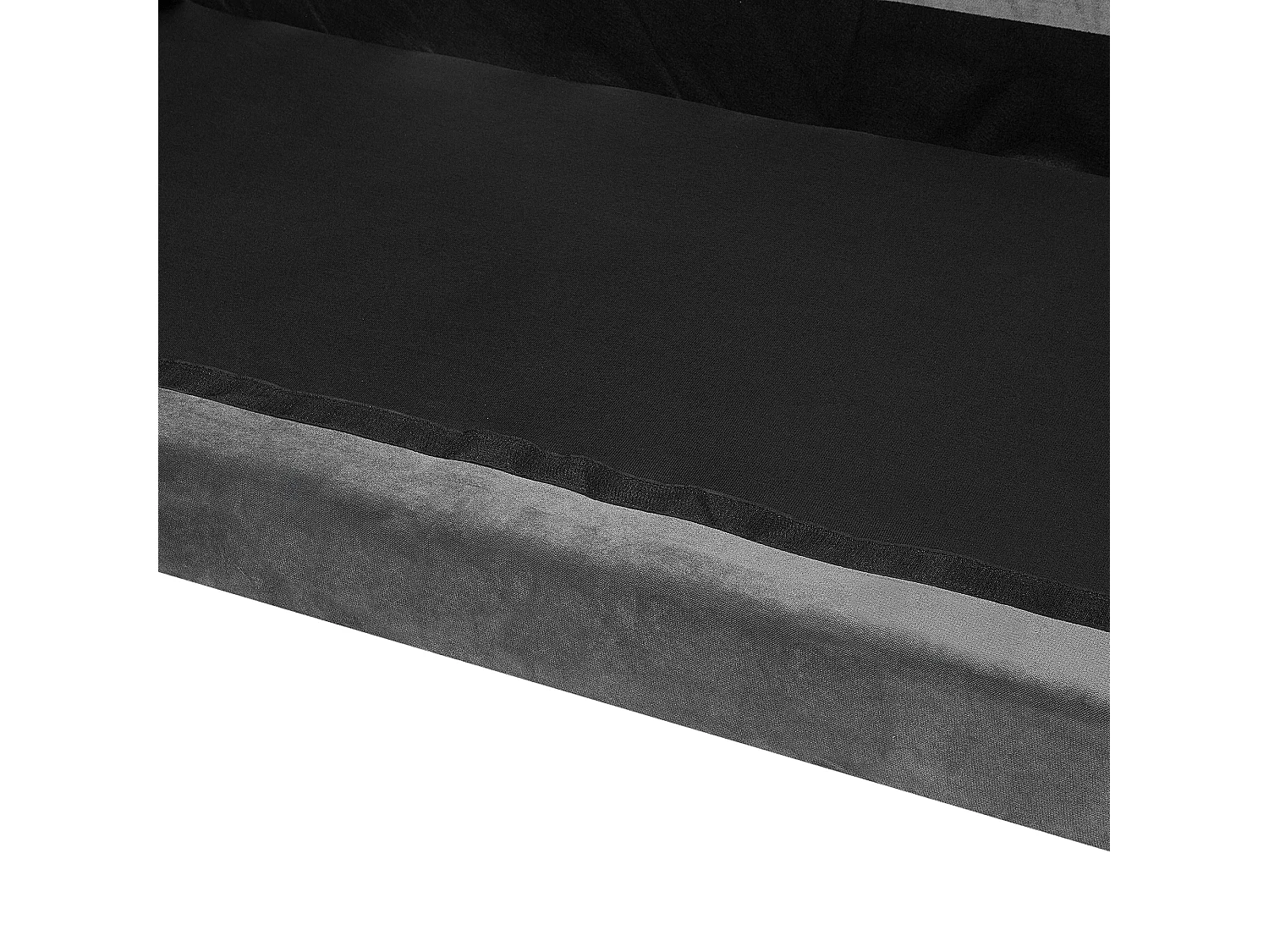 2-Sitzer Sofa Samt grau mit mehreren Kissen Polstersofa Retro-Stil Eike