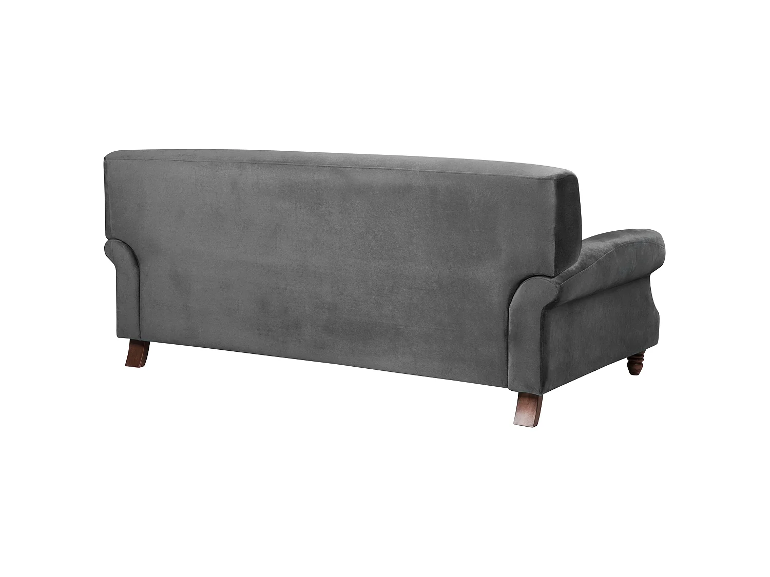 Sofa EIKE Welur Szary dla 2 osób