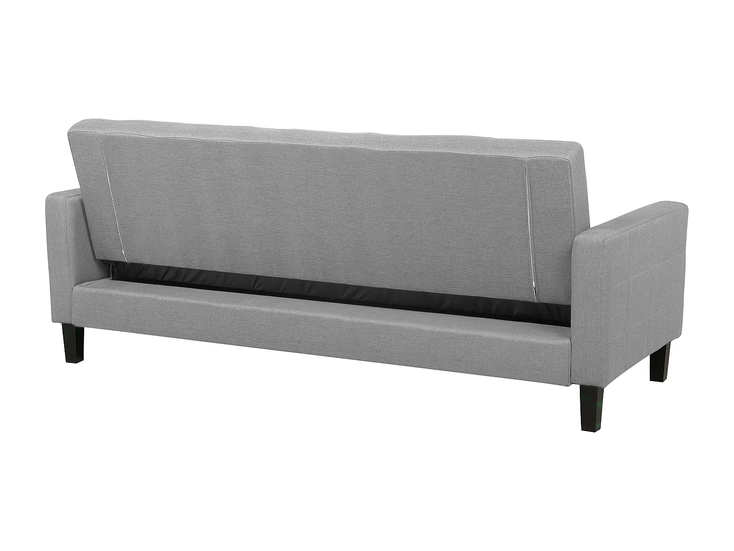 Canapé-lit 3 places VEHKOO Tissu Gris clair