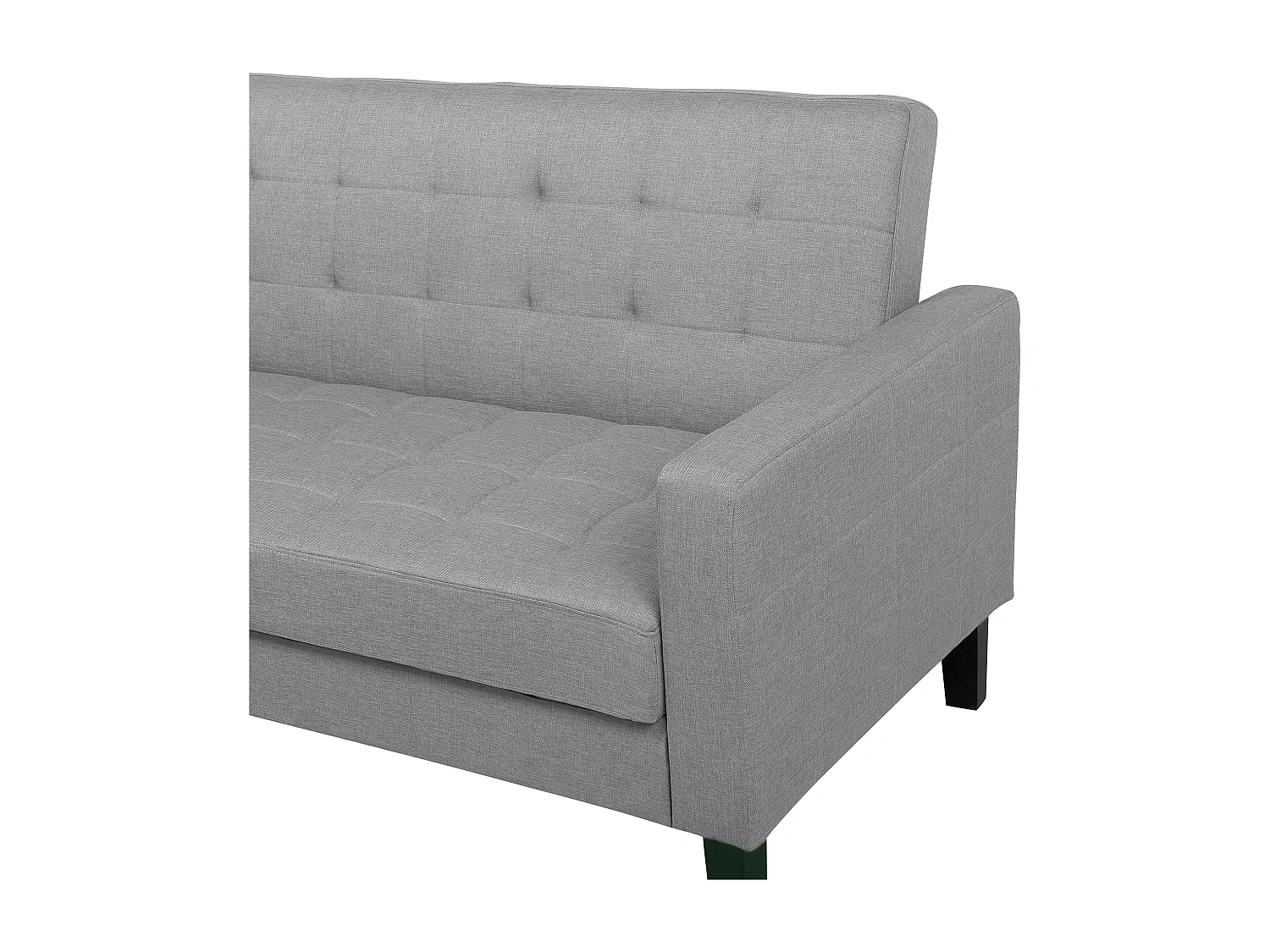 Canapé-lit 3 places VEHKOO Tissu Gris clair