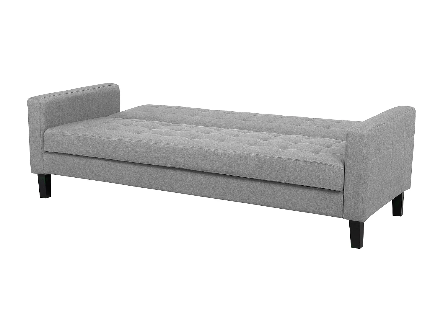 Canapé-lit 3 places VEHKOO Tissu Gris clair