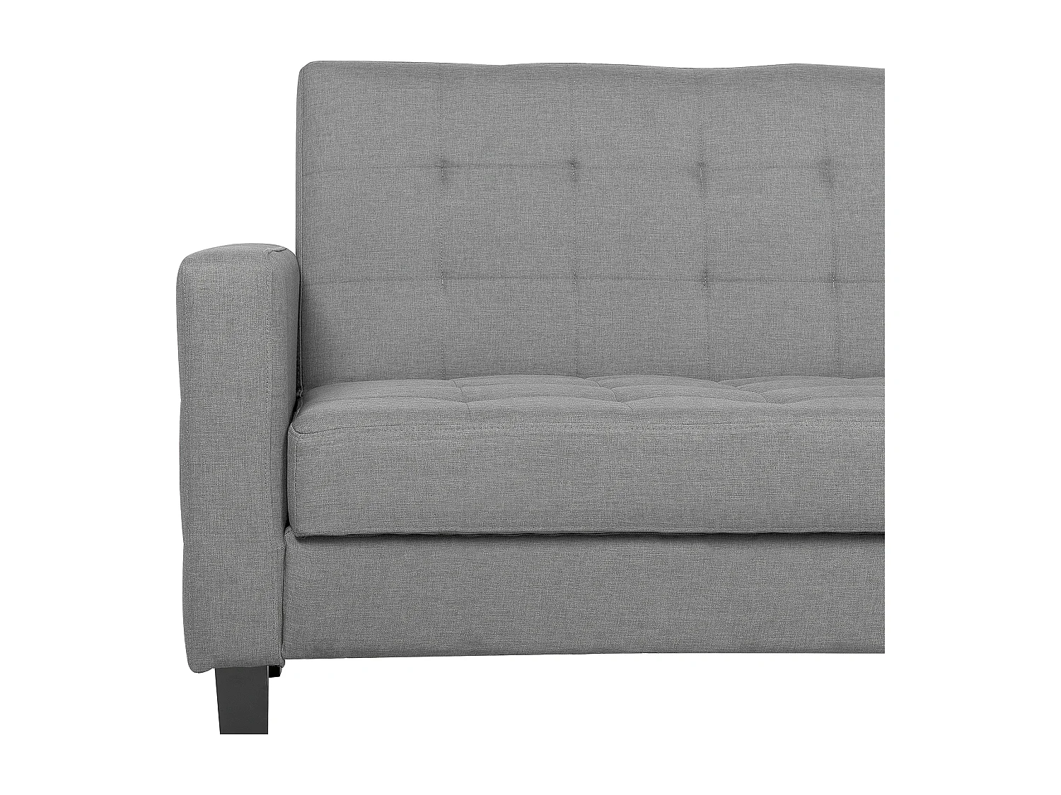 Canapé-lit 3 places VEHKOO Tissu Gris clair