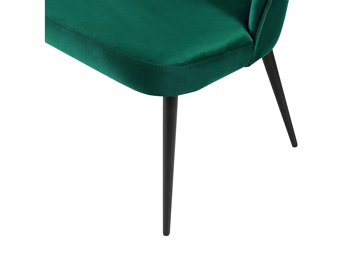 Banc rembourré 2 places OSBY Velours Vert foncé