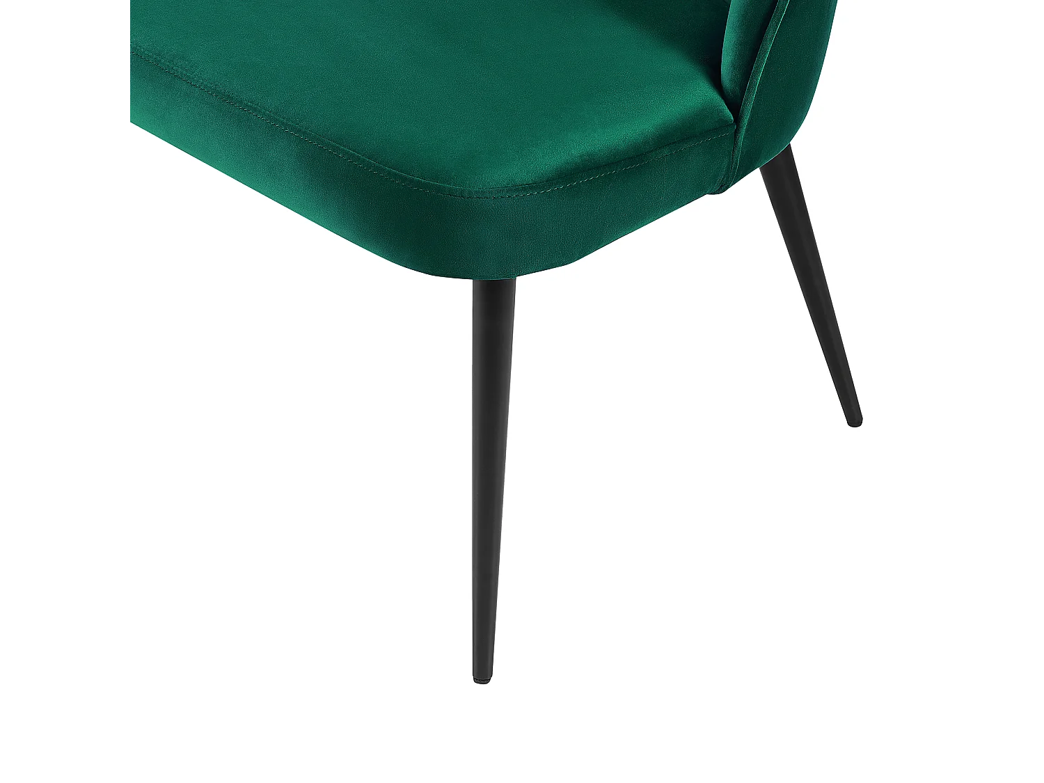 Banc rembourré 2 places OSBY Velours Vert foncé