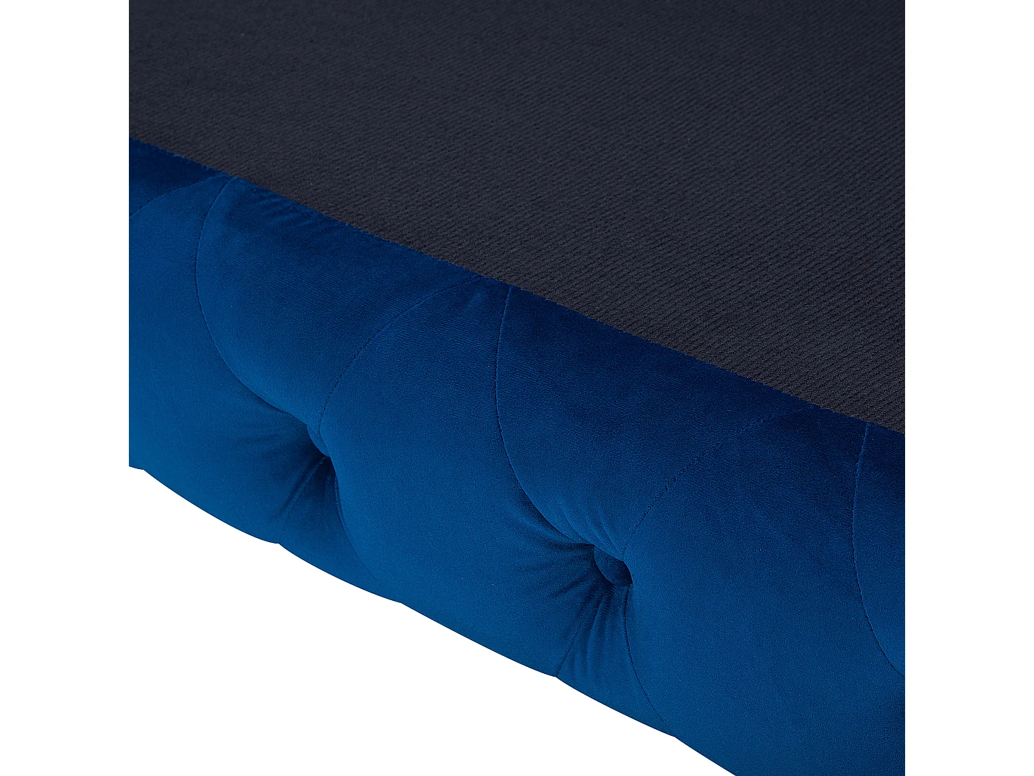Sofa 3 Seater SOTRA Velvet Navy Blue