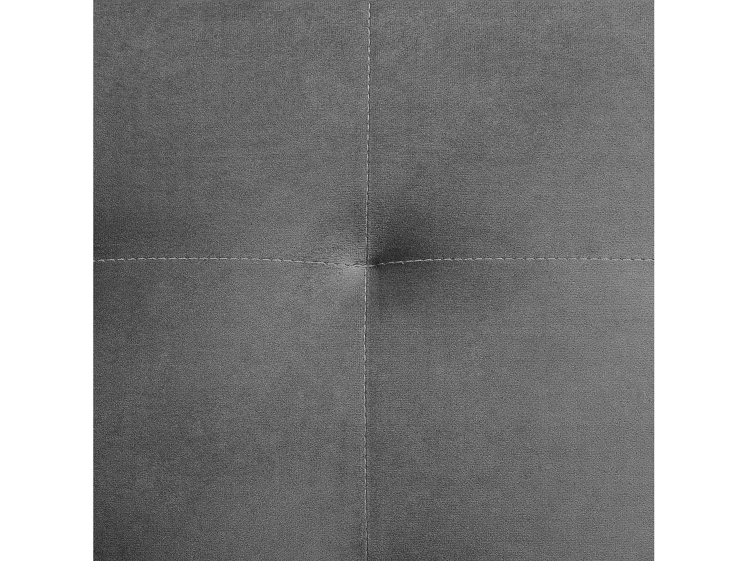 Canapé-lit d'angle modulable 5 places ABERDEEN Velours Gris Côté droit