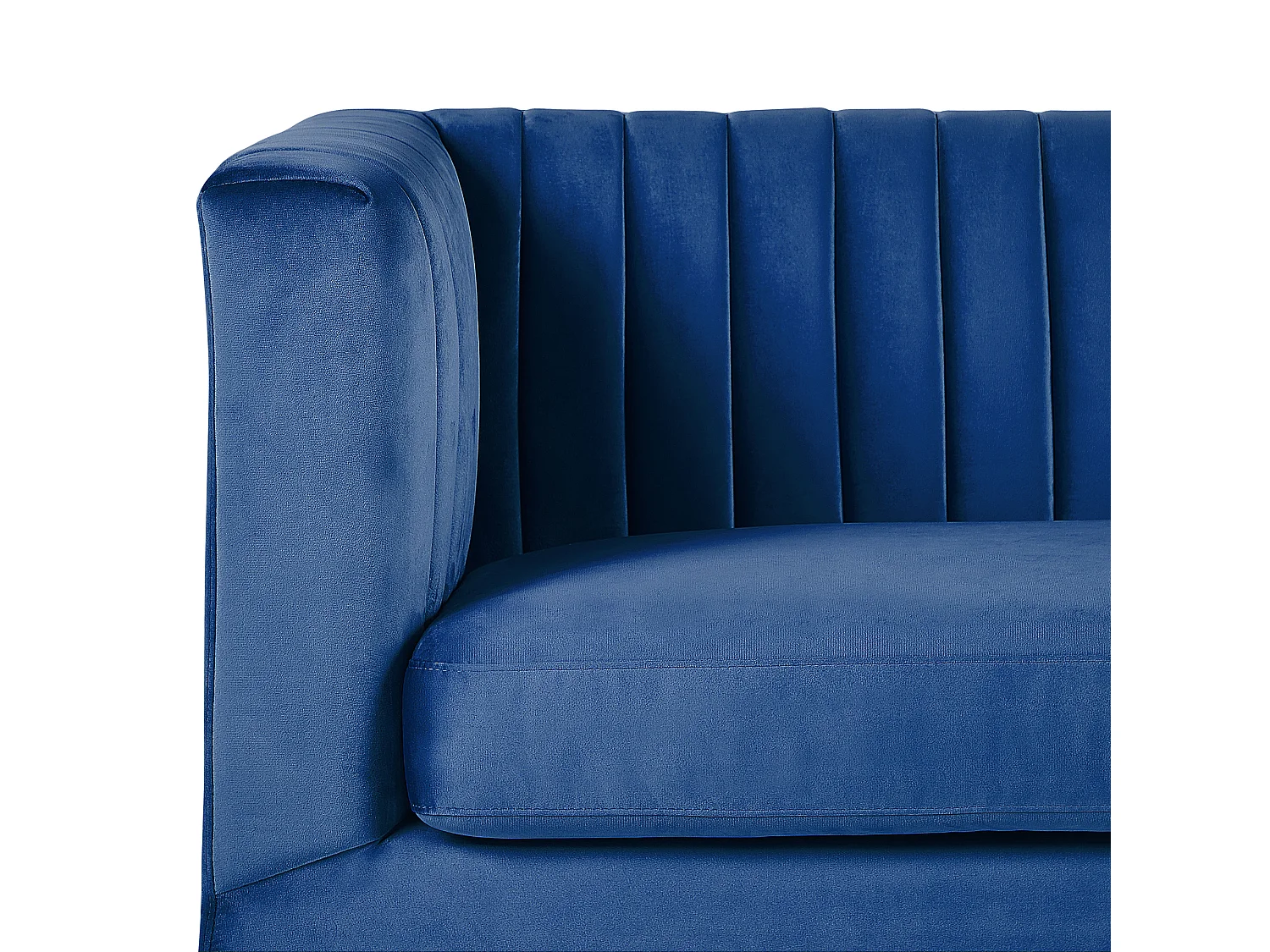 Sofa ARVIKA Welur Granatowy dla 3 osób