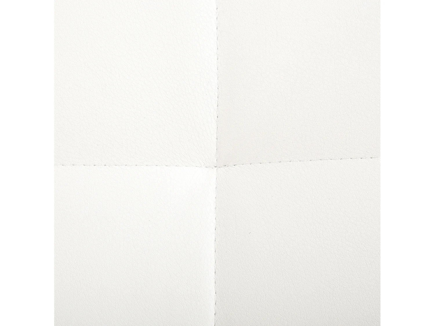 Canapé-lit modulable en forme de U 6 places ABERDEEN Cuir PU Blanc avec ottoman