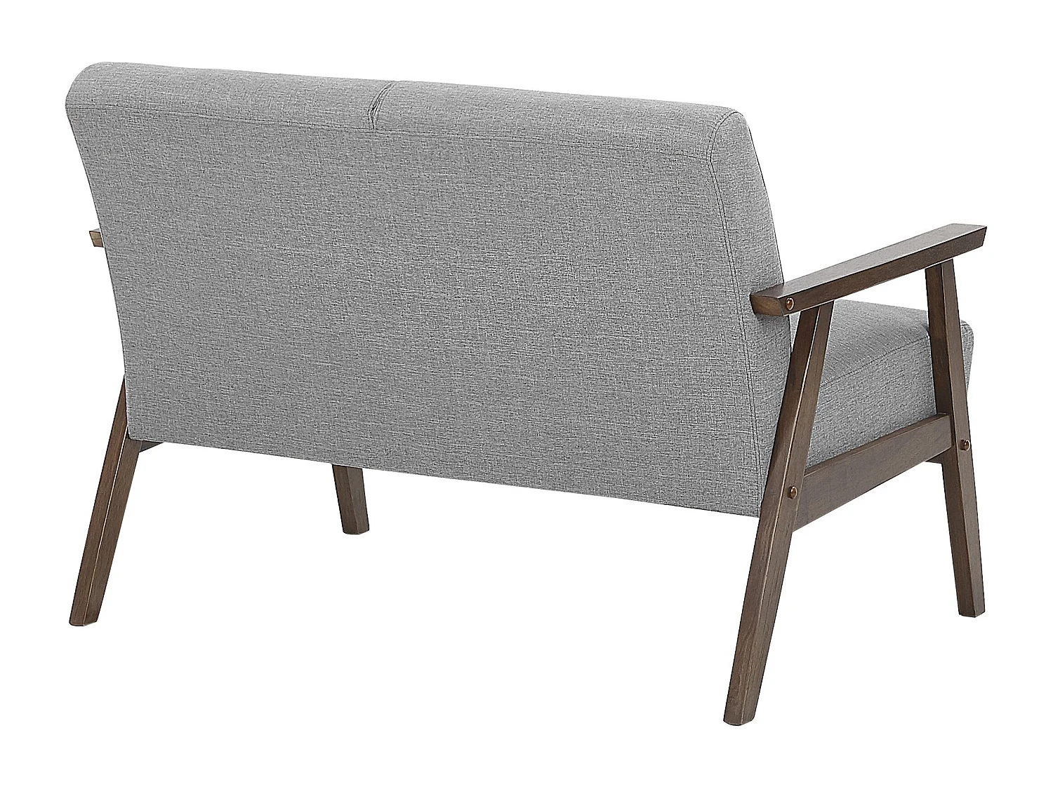 Canapé 2 places ASNES Tissu Gris