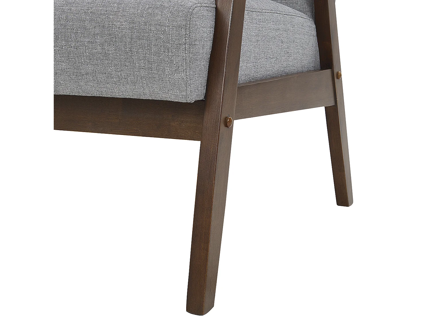 Canapé 2 places ASNES Tissu Gris