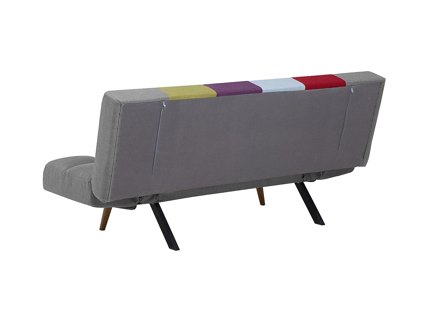 Schlafsofa in skandinavischem Stil klappbar Patchwork bunt Ingaro