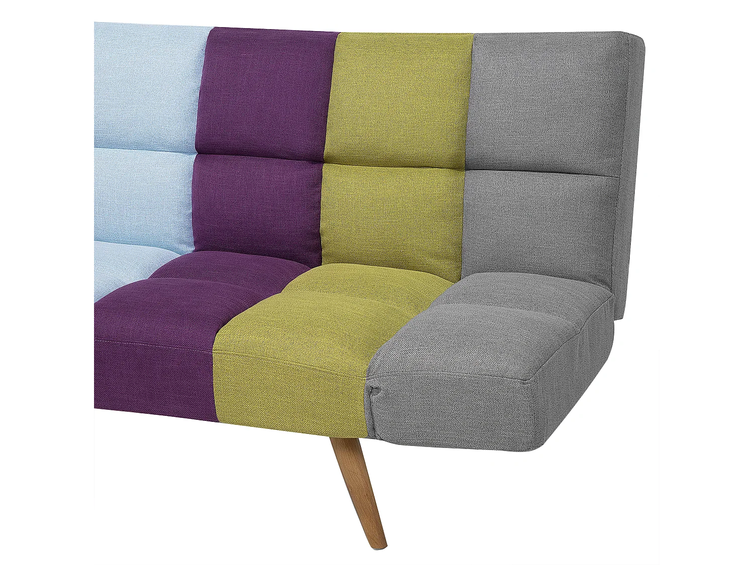 Canapé-lit 2 places INGARO Tissu Multicolore