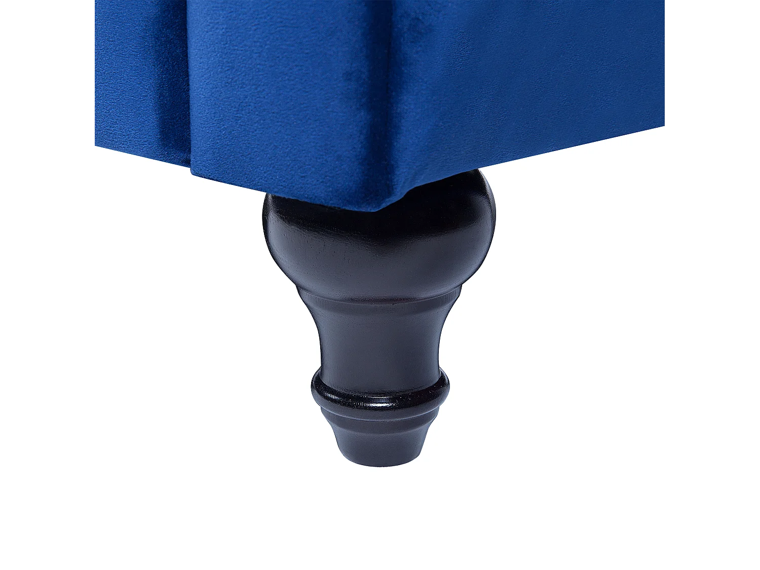 Canapé 3 places CHESTERFIELD Velours Bleu marine