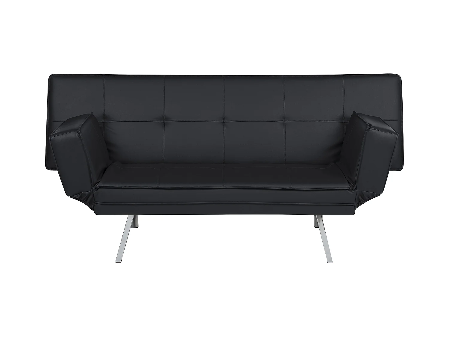 Canapé-lit BRISTOL Noir Cuir PU
