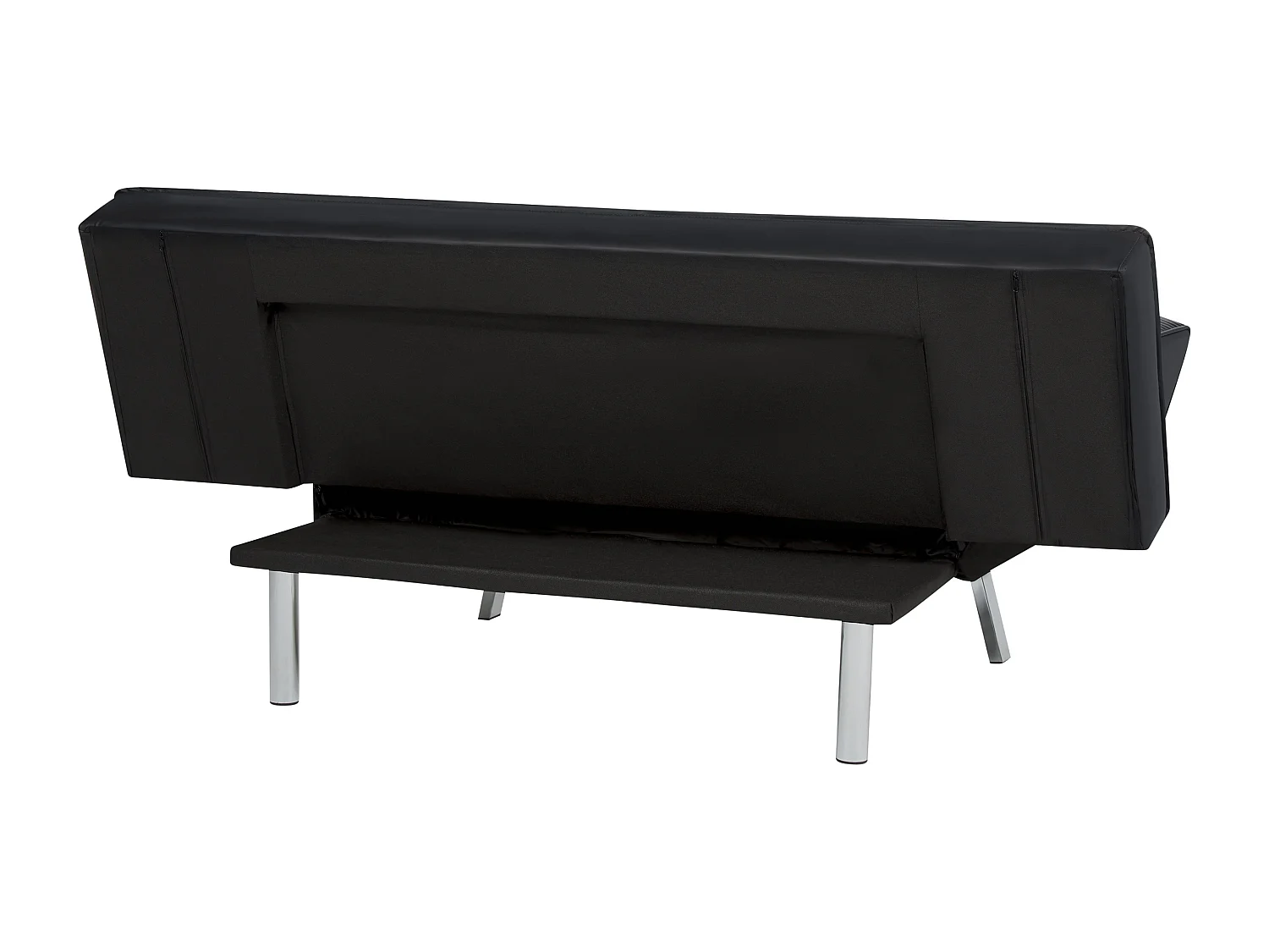 Canapé-lit BRISTOL Noir Cuir PU