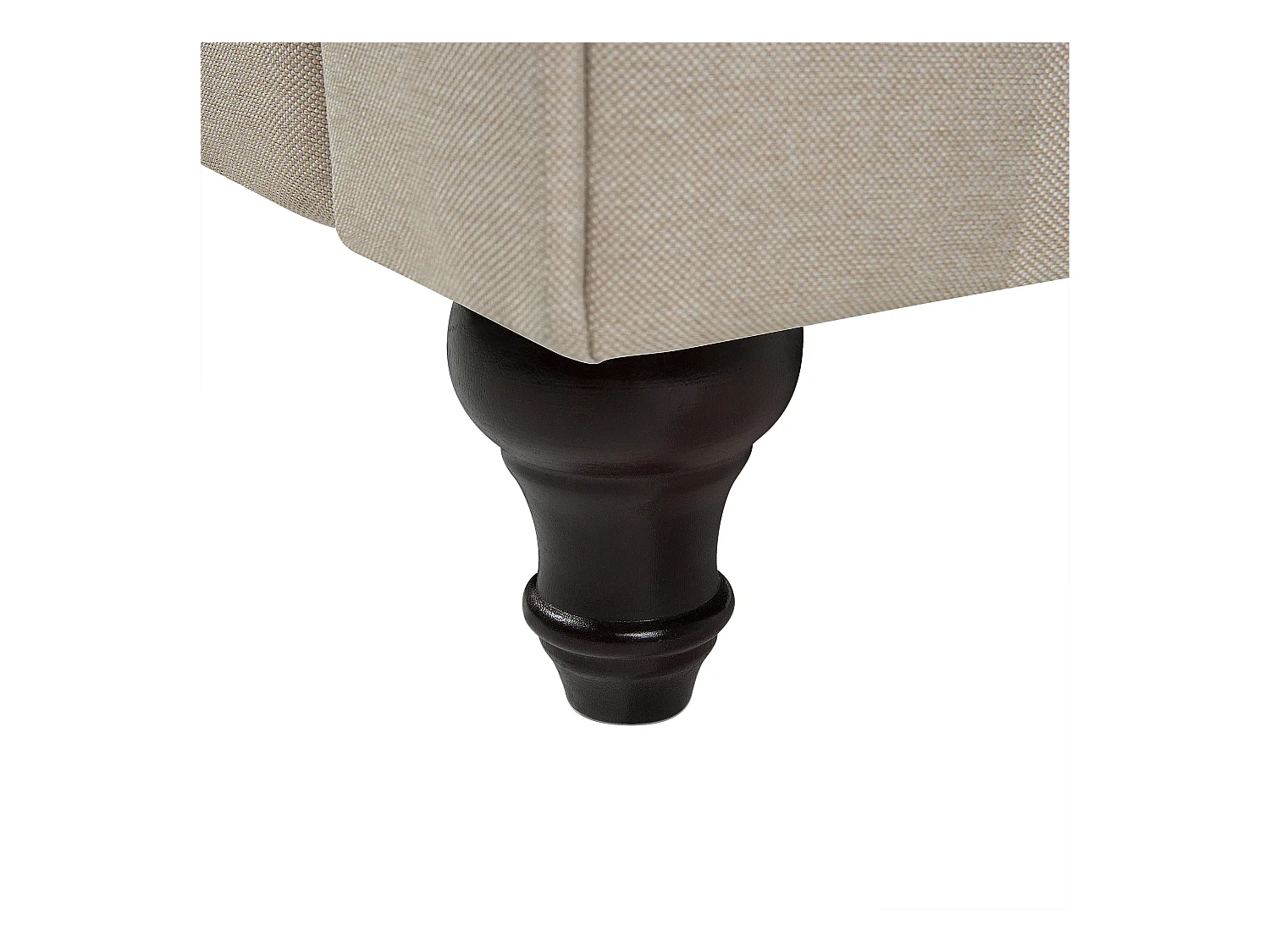 Canapé 3 places CHESTERFIELD Tissu Beige